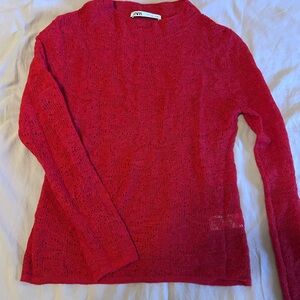 Zara Red Women's Sweater